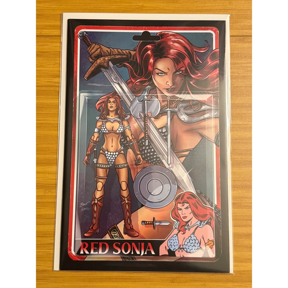 Red Sonja 1 Brent Peeples Action Figure Variant Dynamite Entertainment‎ Comic